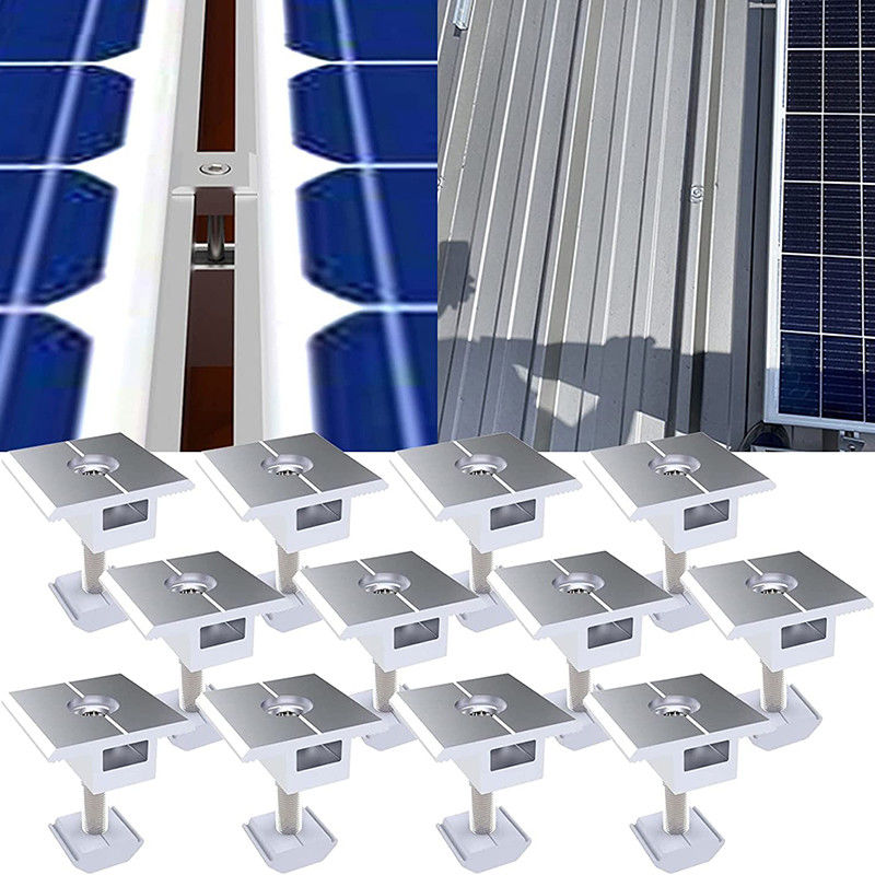 ISO9001-zertifiziertes Solarpanel mit mittlerer Klemme, korrosionsbeständig, sichere Installation