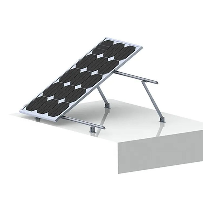 Solaranlage mit Erdschraube auf dem Dach für die Installation von Solaranlagen auf dem Dach
