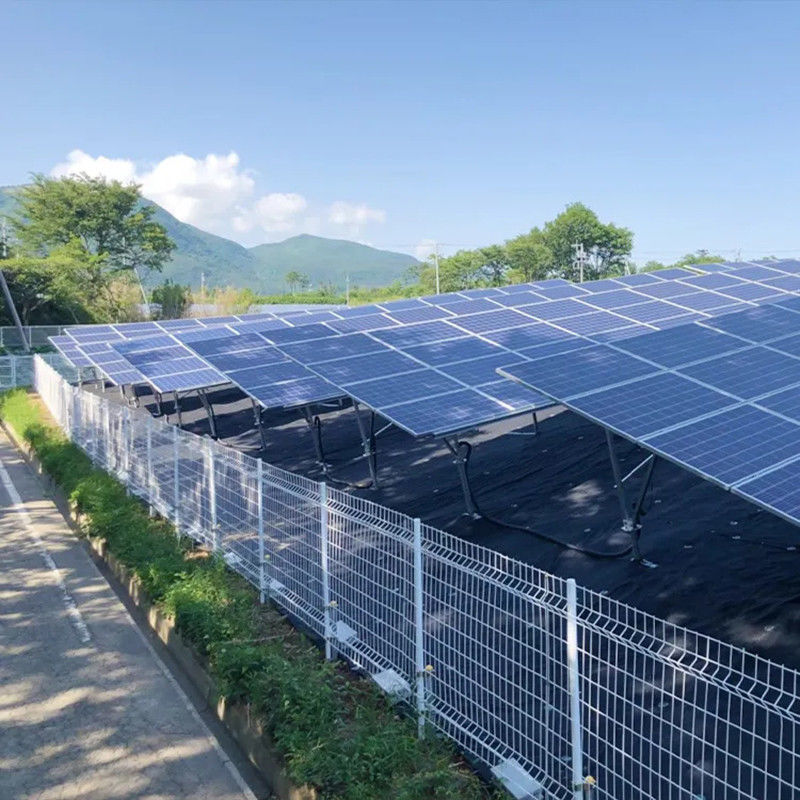 Einstellbares Solarmontage-System aus Aluminium mit Boden Korrosionsbeständigkeit