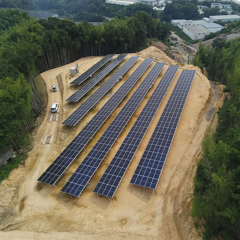 Beton-Fundament Korrosionsbeständige Boden Solarpaneel Montage Halterung für Neigung Winkel Einstellung