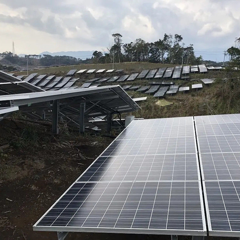Solaranlage für Porträt- oder Landschaftsmodule mit Windlast bis zu 216 km/h