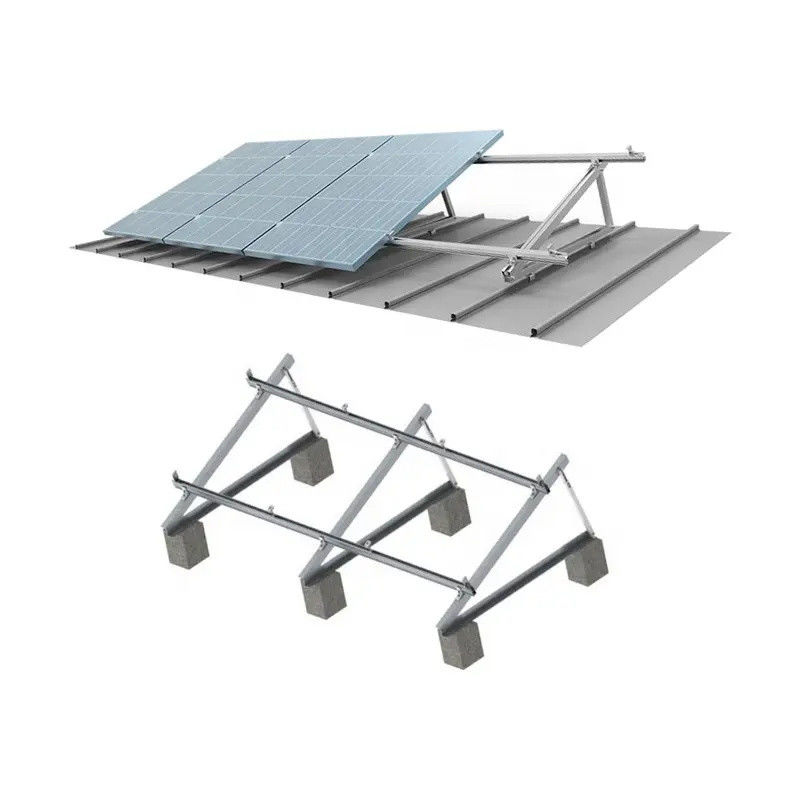 Natürliche C-förmige Solarpaneel-Dachhalterung für Großanlagen