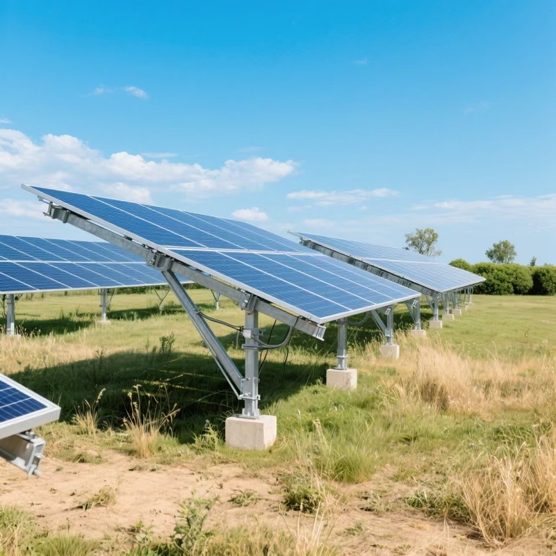 Photovoltaik-Erdmontagestruktur Erdschraubfundament Solar-Erdmontagesystem für Solar-Kraftwerk