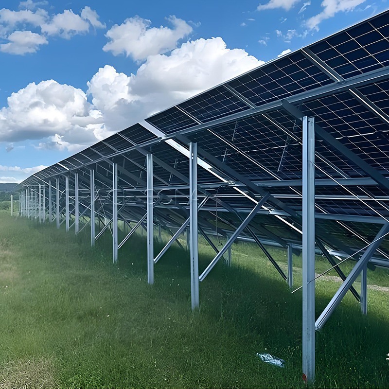 Photovoltaik-Erdmontagestruktur Erdschraubfundament Solar-Erdmontagesystem für Solar-Kraftwerk