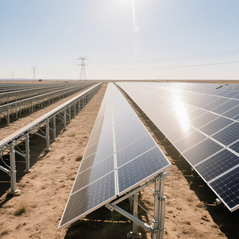 Kundenspezifische Neigungswinkel-Bodenmontagehalterungen für Solaranlagen zur einfachen Installation und verbesserten Landnutzung