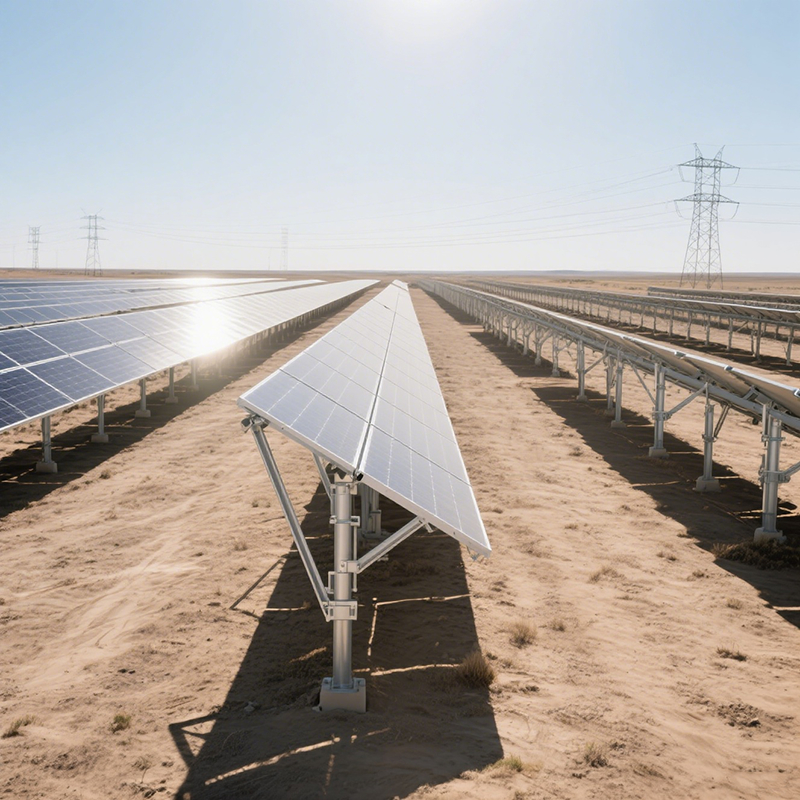 Kundenspezifische Neigungswinkel-Bodenmontagehalterungen für Solaranlagen zur einfachen Installation und verbesserten Landnutzung