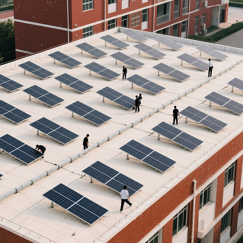Halterungen für Solarmodul-Dachmontage aus Aluminiumlegierung für Metalldächer, 25 Jahre Lebensdauer