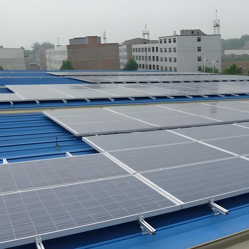 Solarpanel-Dachmontagehalterungen für Stehfalz-Zinkdach, korrosionsbeständig, anpassbar, schnelle Installation